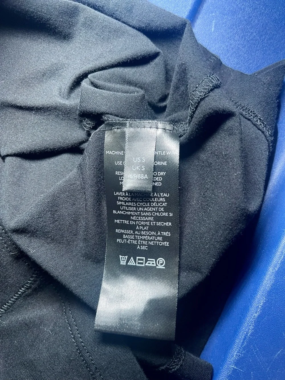 By Anthropologie Black Draped Knot Racerback Tank Top Sleeveless Size Small - Picture 14 of 14